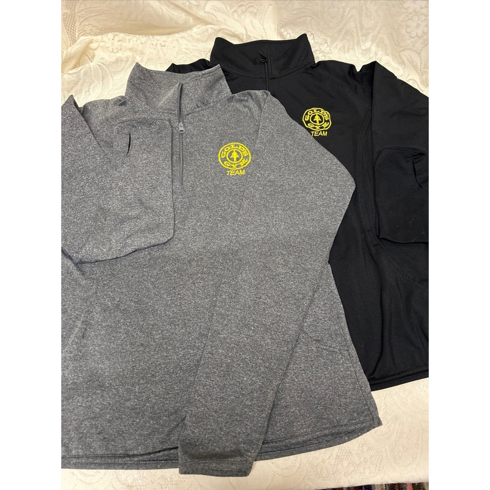 Gold's Gym Team Quarter Zip Long Sleeve Pullover Women's Athletic Shirt‎
